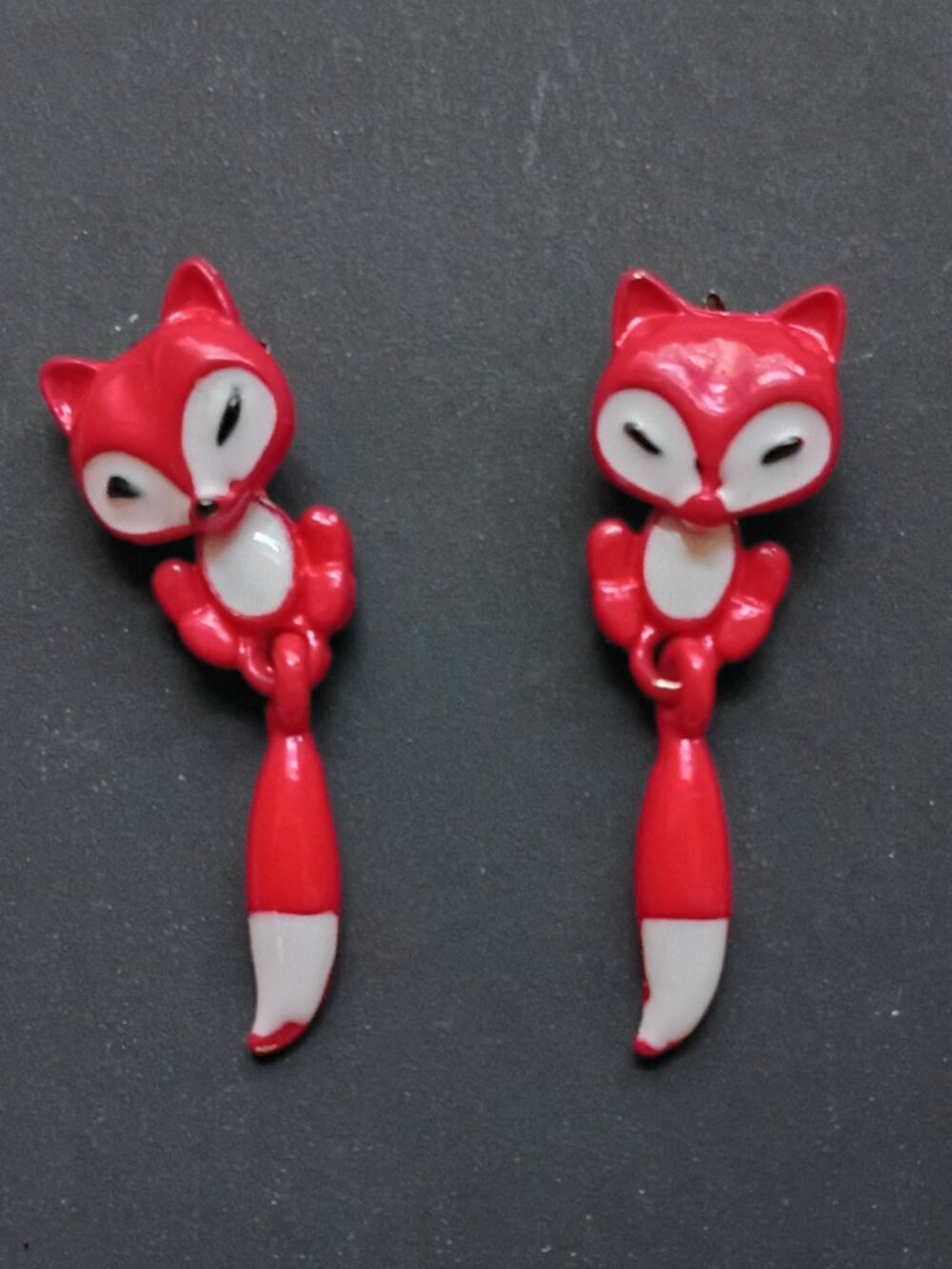 Dangling Fox Earrings